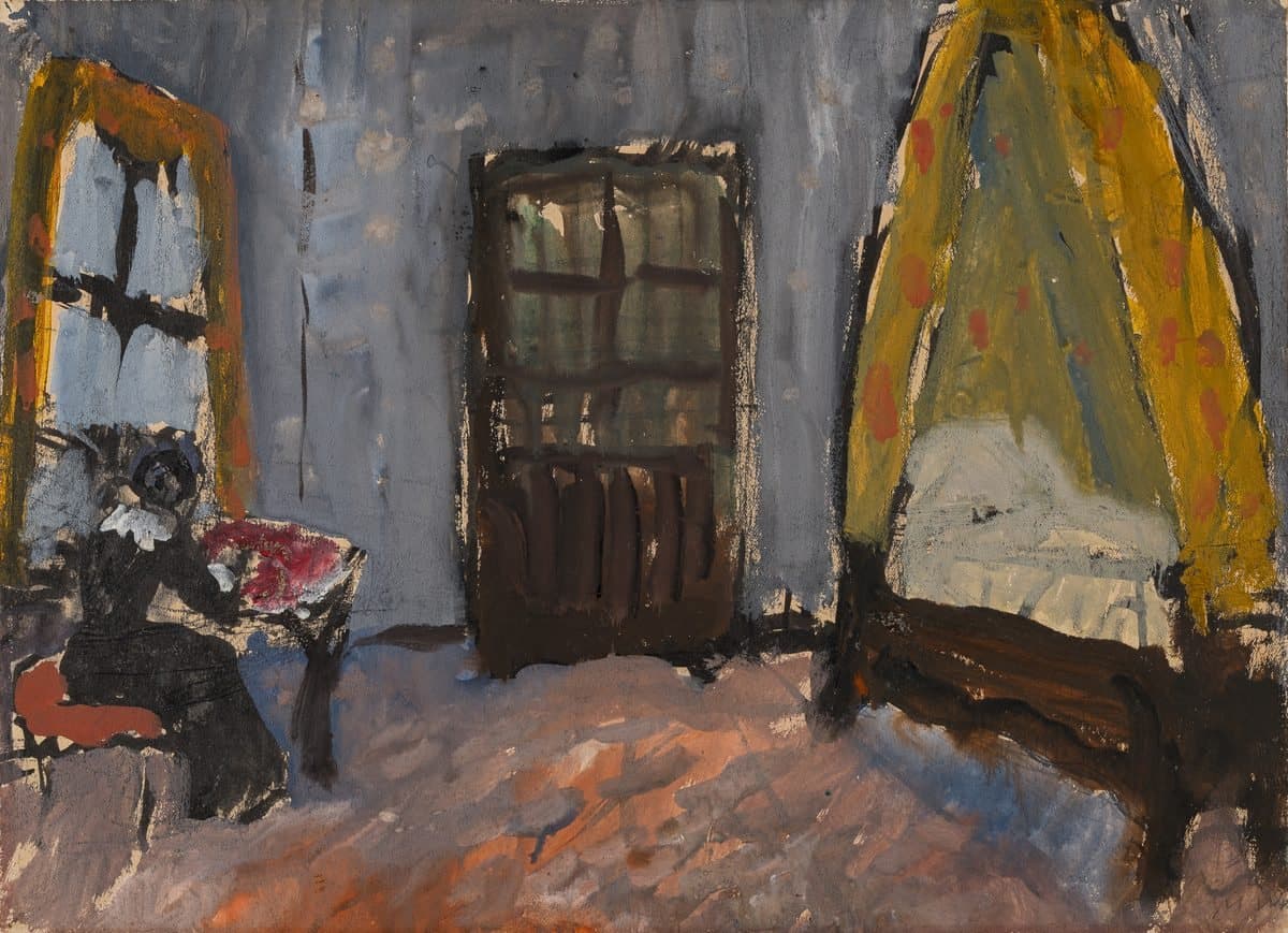 Marianne Werefkin, Das gelbe Bett